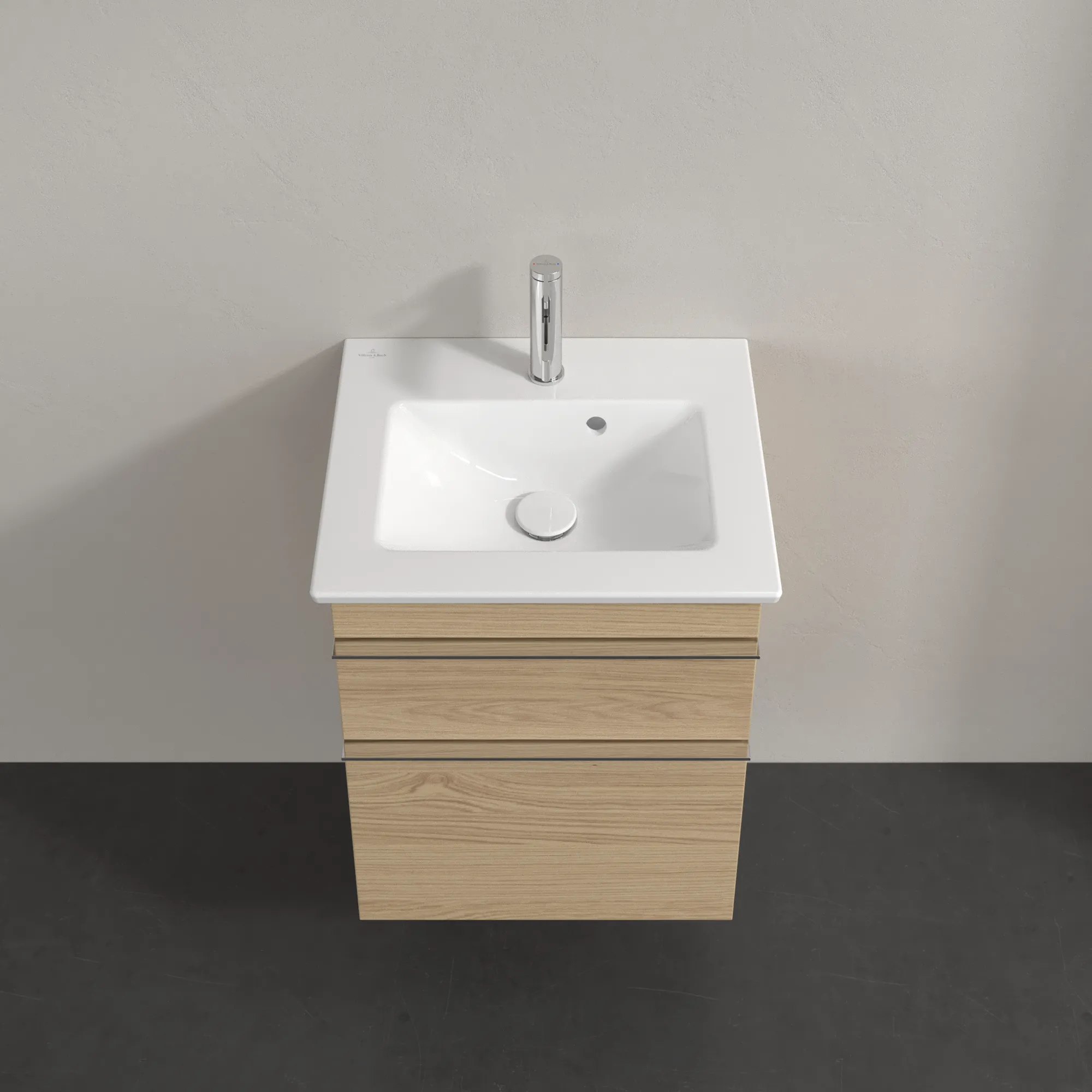 Villeroy & Boch Waschtischunterschrank „Venticello“ für Schrankwaschtisch 466 × 590 × 425 mm Nordic Oak, für Becken mittig Villeroy & Boch Waschtischunterschrank „Venticello“ für Schrankwaschtisch 466 × 590 × 425 mm Nordic Oak, für Becken mittig