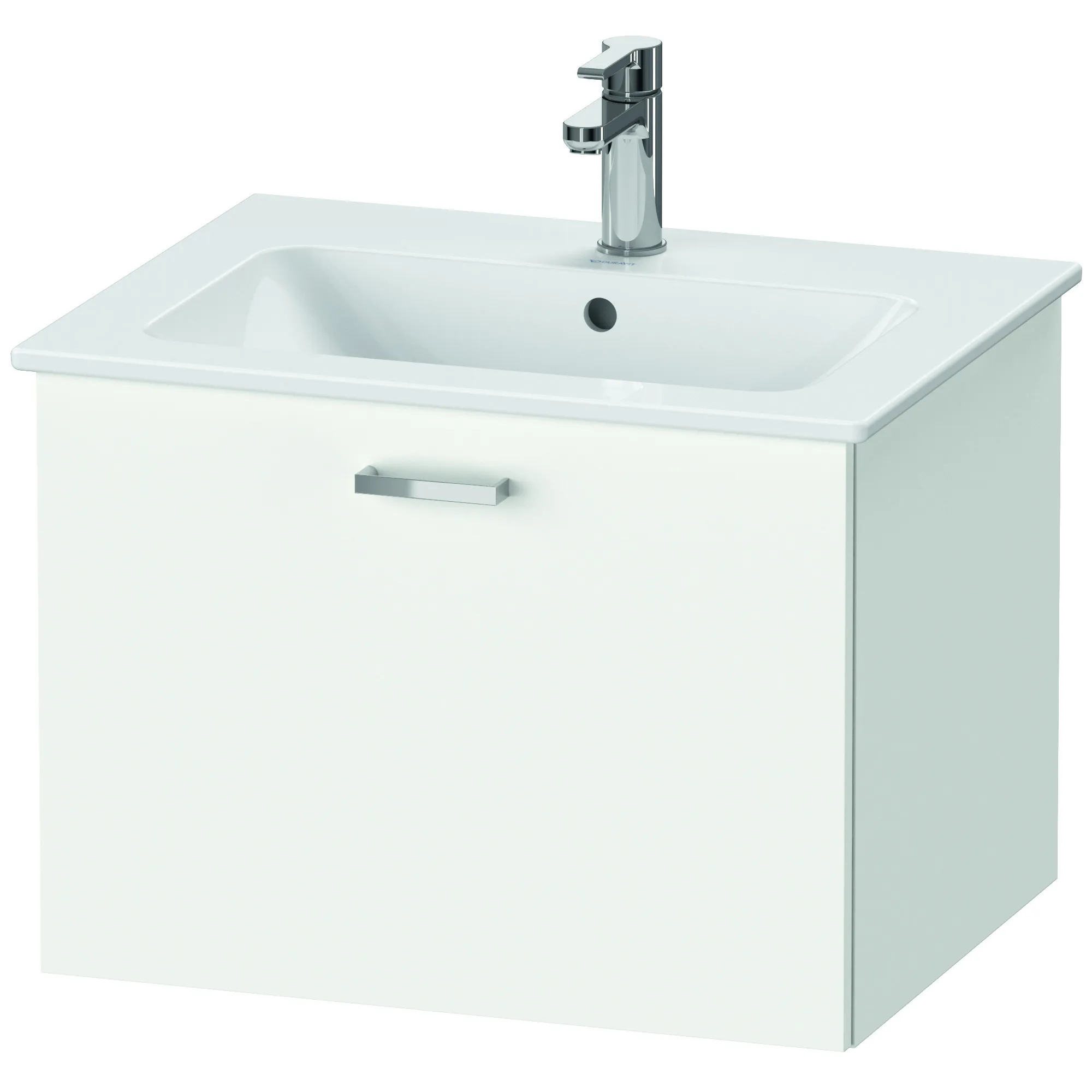 Duravit Waschtischunterschrank wandhängend „XBase“ 60 × 44 × 47,5 cm in Weiß Matt