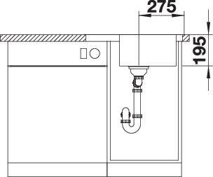 BLANCO DINAS 45 S Mini BLANCO DINAS 45 S Mini