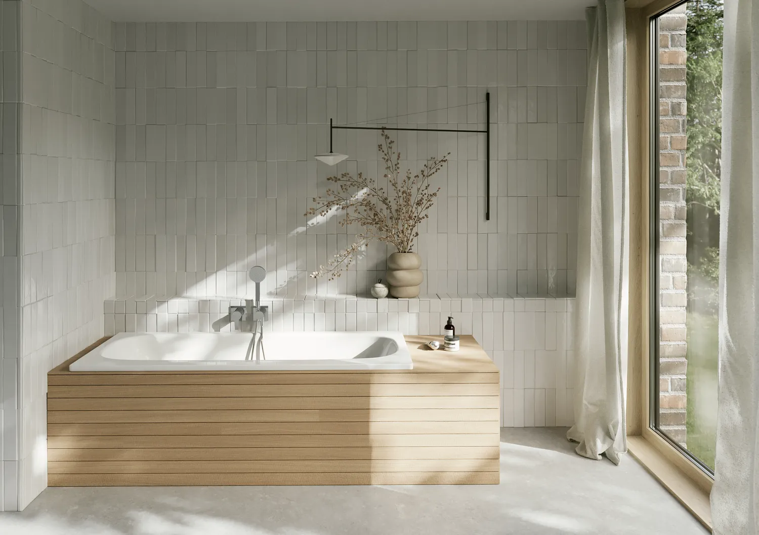 BetteDuett Badewanne Rechteck 1700x750 mm, weiß, glasierter Titan-Stahl, 2-Sitzer, Einbau, Unterbau