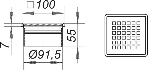 Aufsatz Quadra CD 10/100