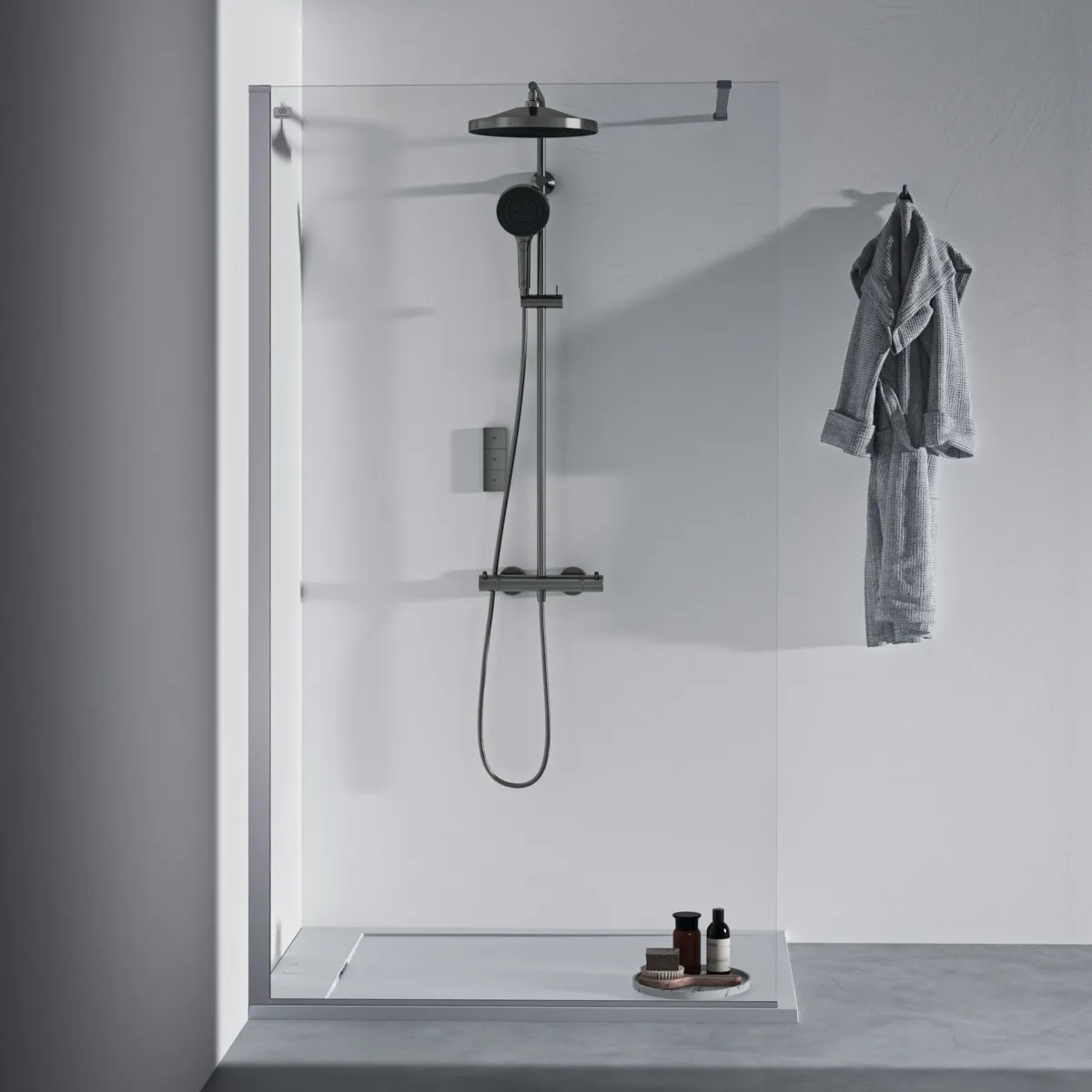 Ideal Standard Ceratherm T125+ Duschsystem mit Brausethermostat Magnetic Grey Ideal Standard Ceratherm T125+ Duschsystem mit Brausethermostat Magnetic Grey