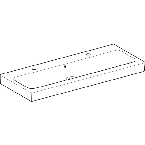 Wandwaschtisch „iCon“, rechteckig 120 × 48,5 cm 