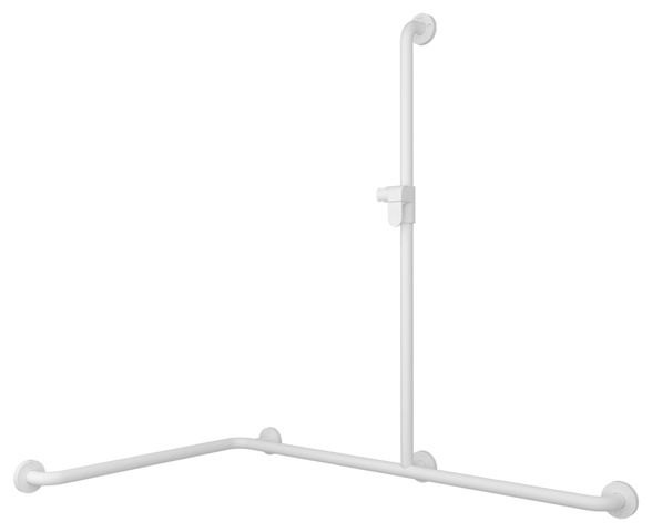 Villeroy & Boch Wandhandlauf T-Form mit Brausehalter „ViCare Funktion“ in weiß