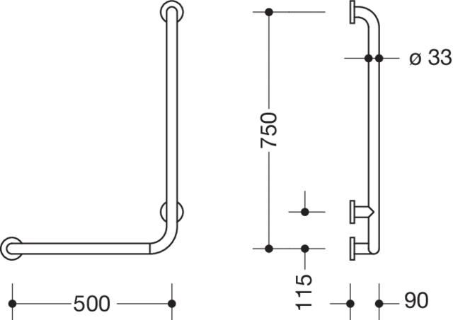 HEWI Haltegriff „Serie 805“