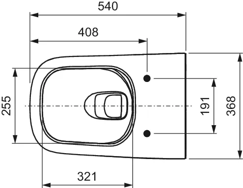 TECE WC „neo“, Befestigung verdeckt, ohne Spülrand TECE WC „neo“, Befestigung verdeckt, ohne Spülrand