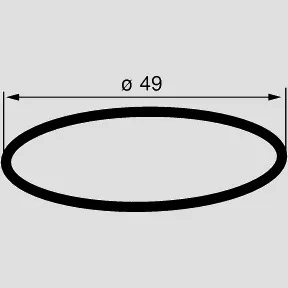 SANIT Rundring 49x6 für UP-Spülkasten SANIT Rundring 49x6 für UP-Spülkasten