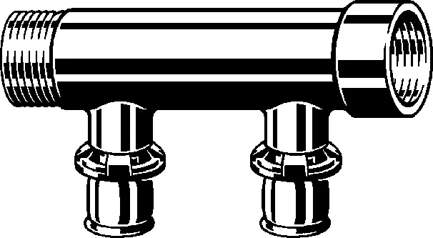 Viega „Sanfix P“ Verteiler 2-fach Viega „Sanfix P“ Verteiler 2-fach