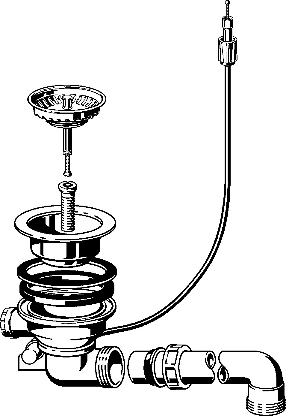 Viega Ablaufventil für Spülen Modell 7139.16 in Kunststoff weiss 11,4 cm Viega Ablaufventil für Spülen Modell 7139.16 in Kunststoff weiss 11,4 cm
