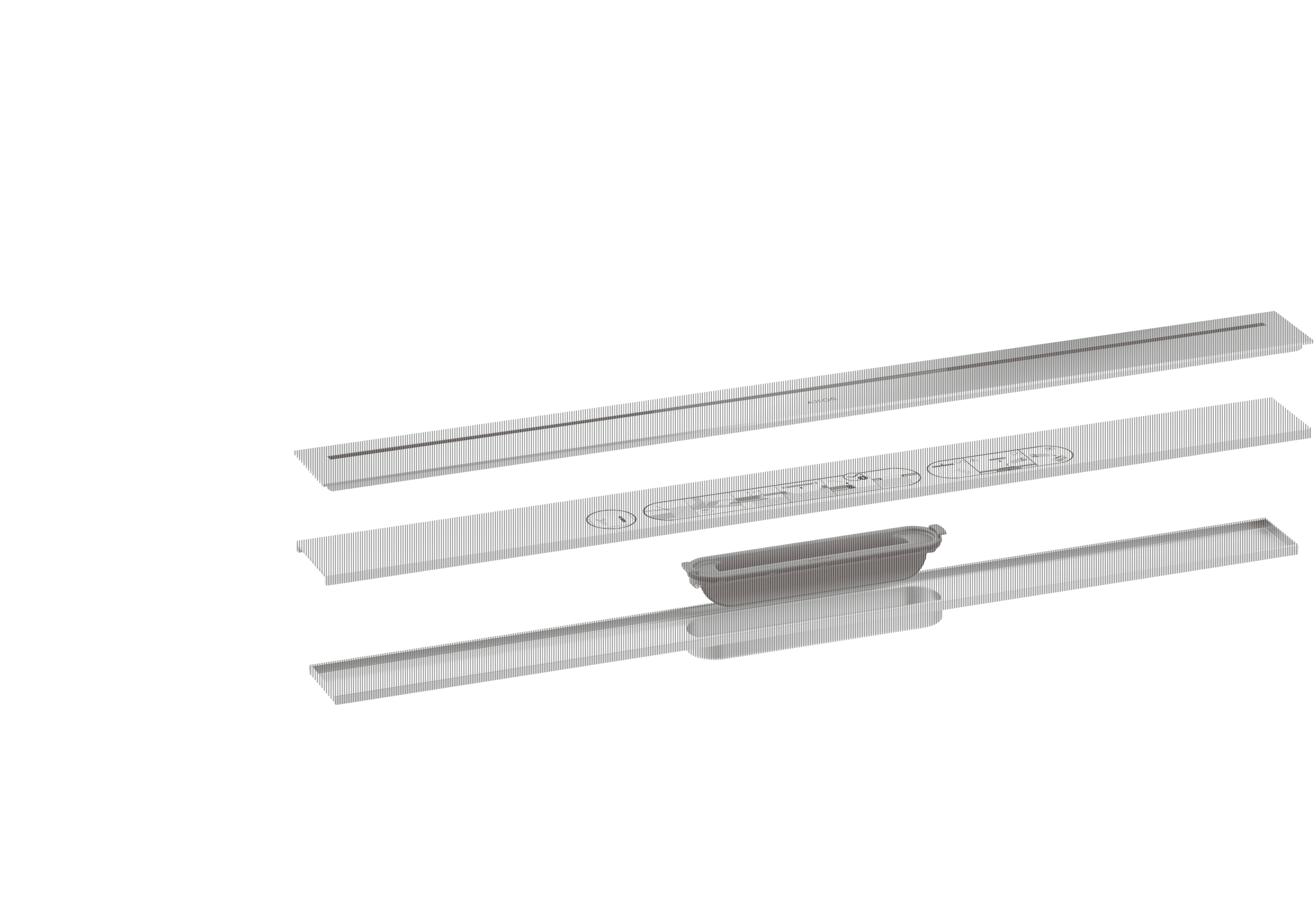 Hansgrohe AXOR Drain Fertigset Duschrinne 800, Chrom Hansgrohe AXOR Drain Fertigset Duschrinne 800, Chrom