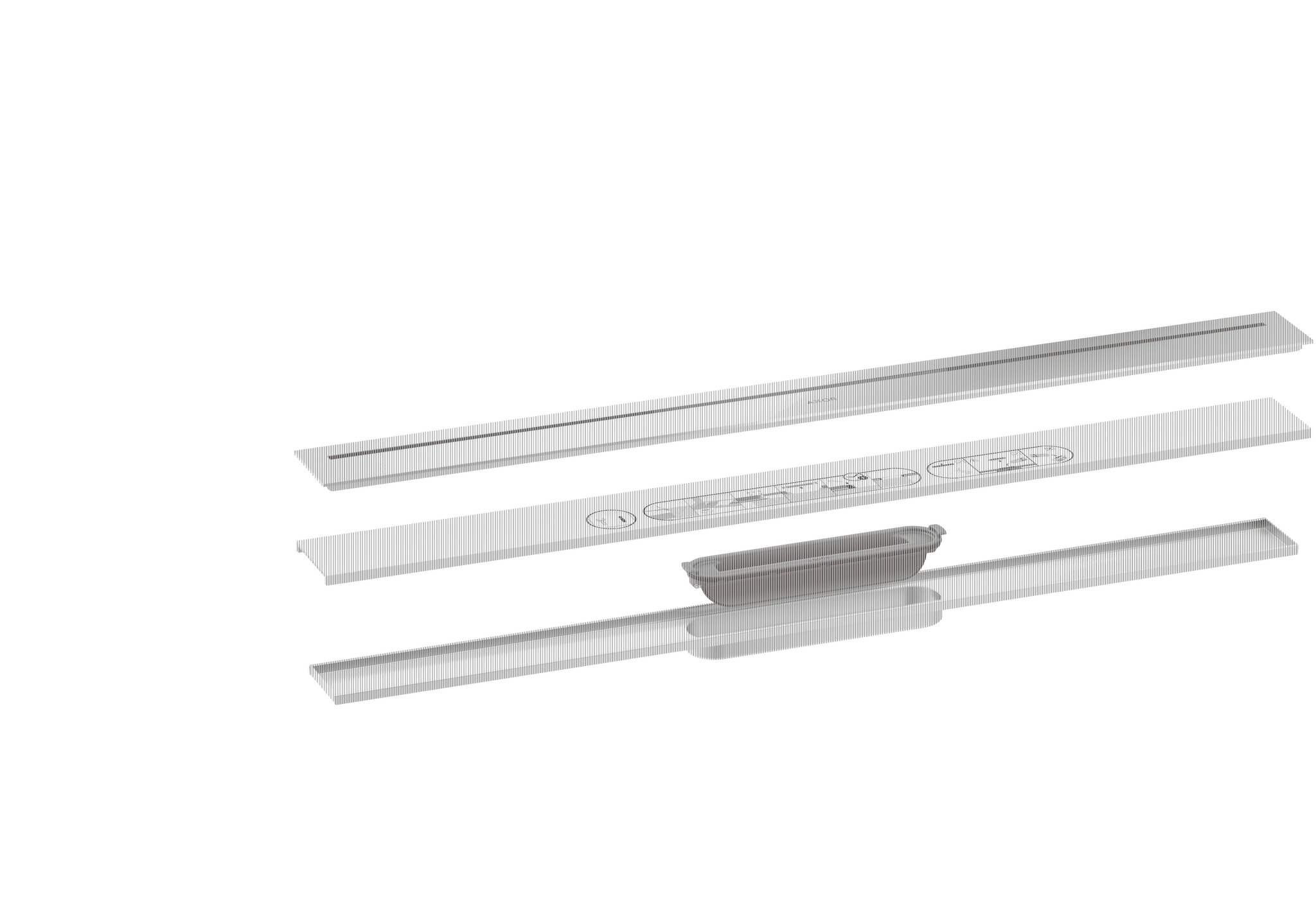 Hansgrohe AXOR Drain Fertigset Duschrinne 800, Chrom Hansgrohe AXOR Drain Fertigset Duschrinne 800, Chrom