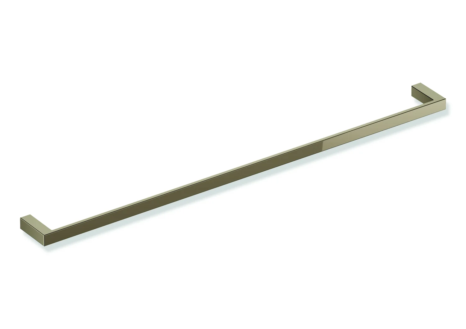 HEWI Badetuchhalter System 900Q, PVD, Bronze glänzend, 800 mm Breite, 20 mm Höhe, 70 mm Tiefe