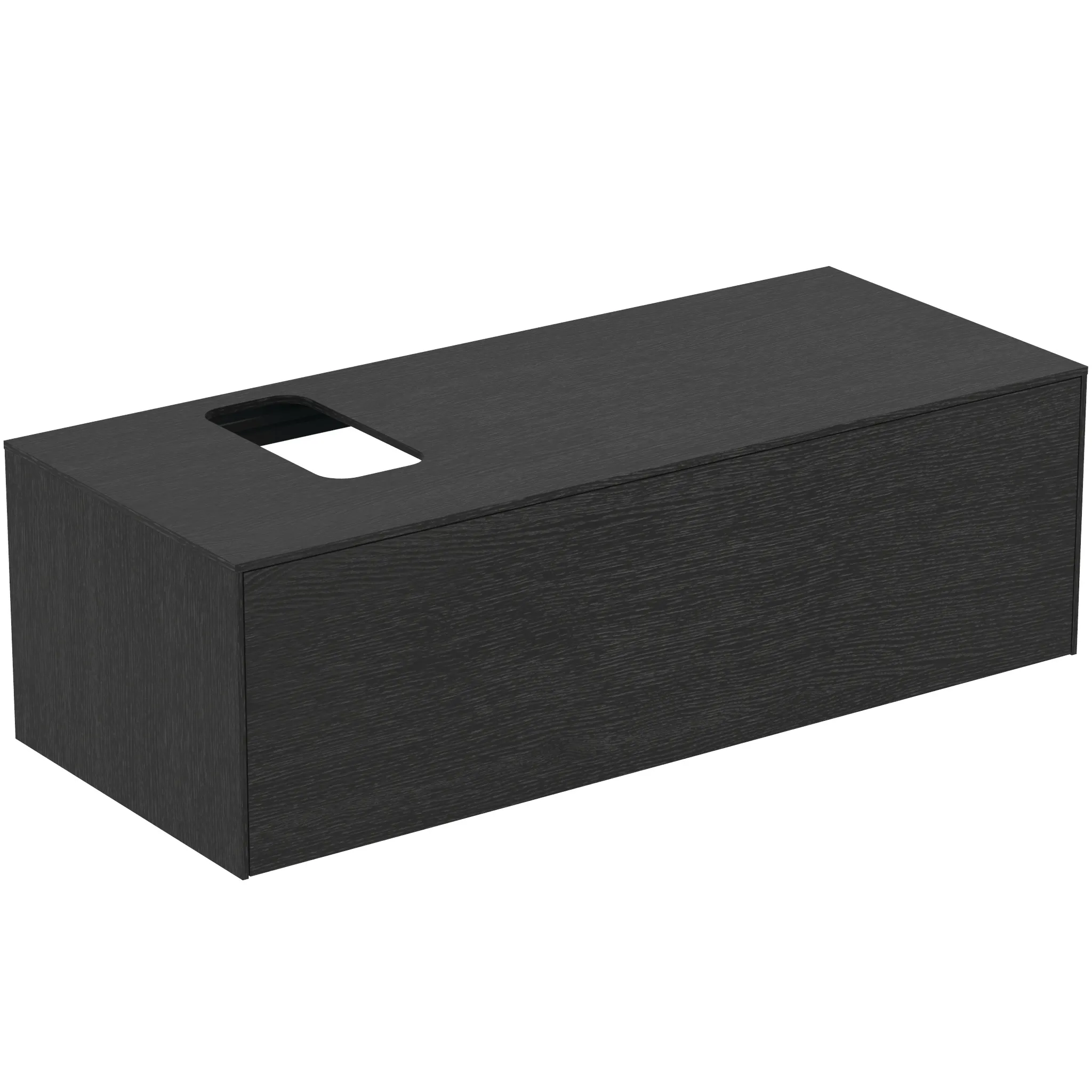 Ideal Standard Waschtischunterschrank „Conca“ 120,2 × 37 × 50,5 cm Eiche geflammt Furnier Ideal Standard Waschtischunterschrank „Conca“ 120,2 × 37 × 50,5 cm Eiche geflammt Furnier