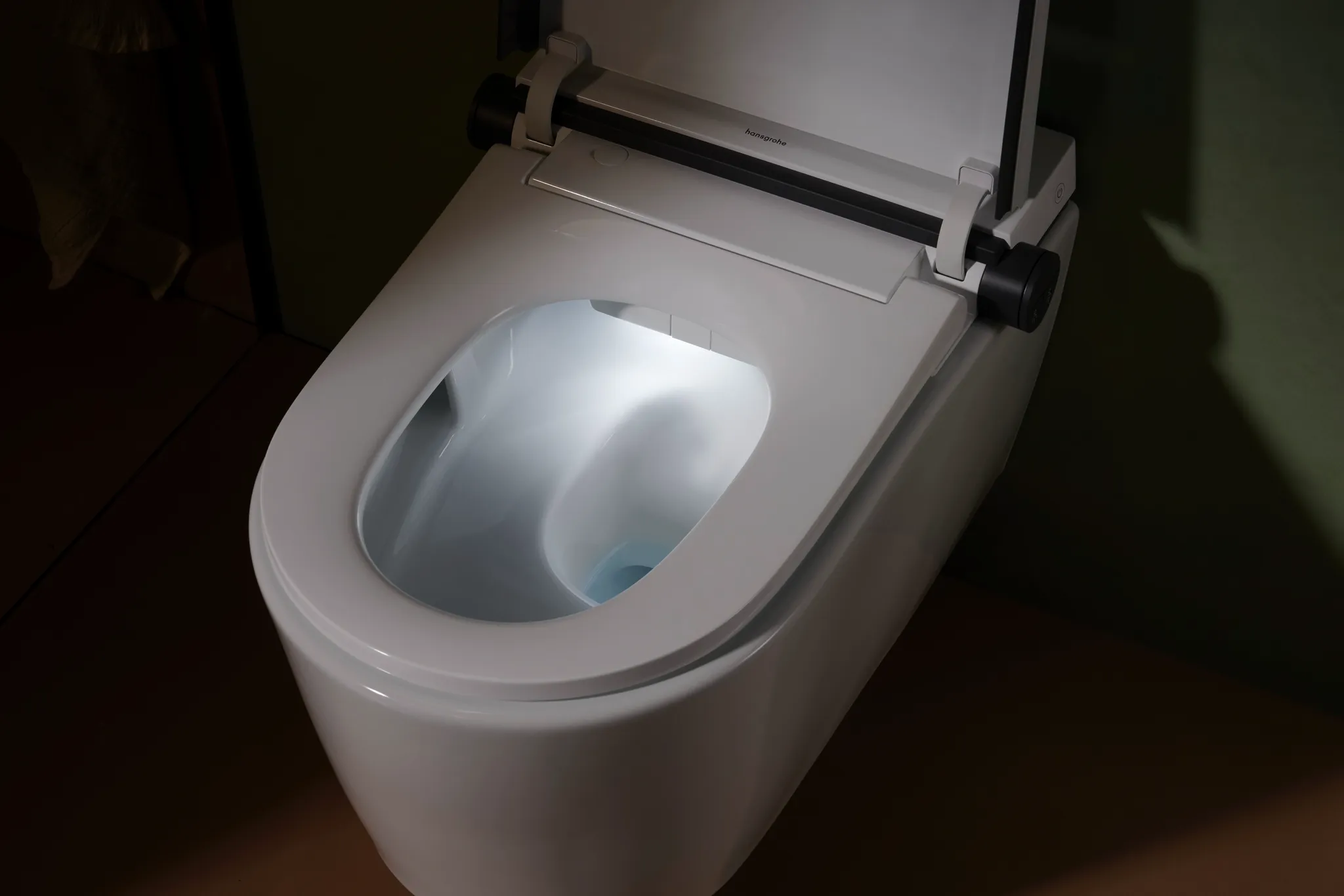 LavaPura Element S Wand-Dusch-WC Komplett Set AquaHelix Flush, SmartClean, HygieneEffect, Weiß