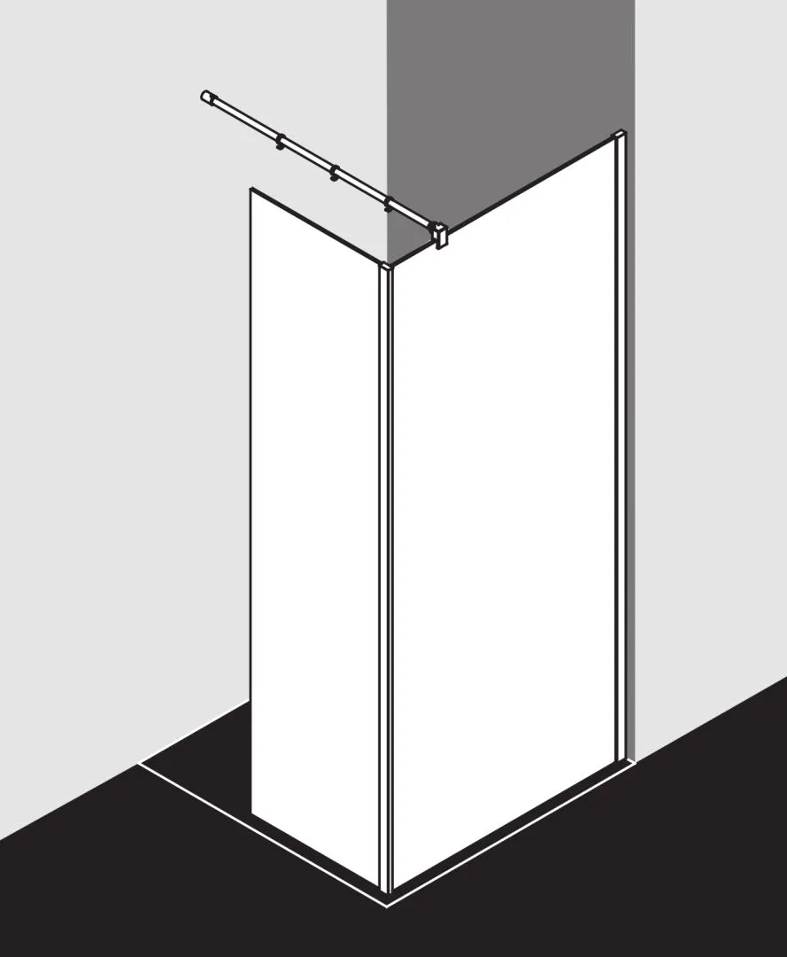 Kermi Duschdesign Walk-In-Duschkabine „WALK-IN XB“ Glas Klar, Profile Silber Mattglanz, BV: 780 - 800 mm WE: 785 - 805 mm H: 2000 mm Kermi Duschdesign Walk-In-Duschkabine „WALK-IN XB“ Glas Klar, Profile Silber Mattglanz, BV: 780 - 800 mm WE: 785 - 805 mm H: 2000 mm