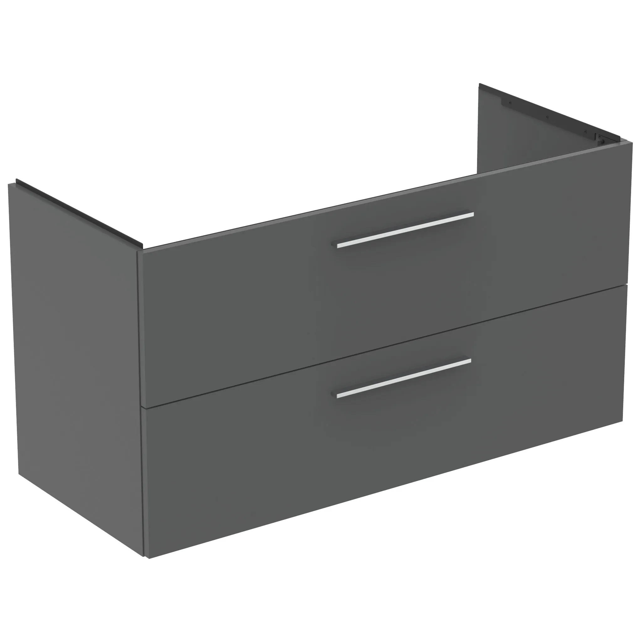 Ideal Standard Waschtischunterschrank „i.lifeB“ 120 × 63 × 50,5 cm Quarzgrau matt