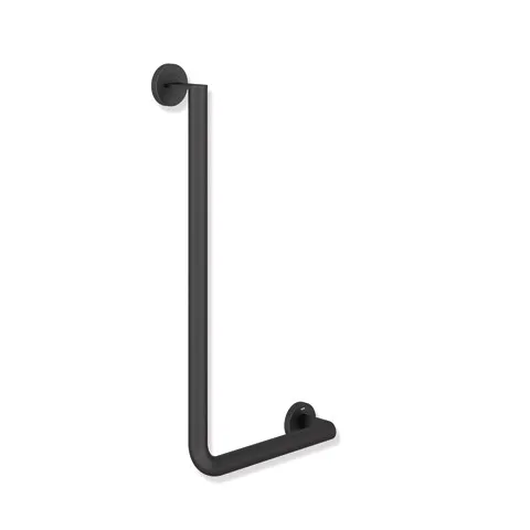 HEWI Haltegriff „System 900“ in Schwarz tiefmatt, Befestigung verdeckt HEWI Haltegriff „System 900“ in Schwarz tiefmatt, Befestigung verdeckt