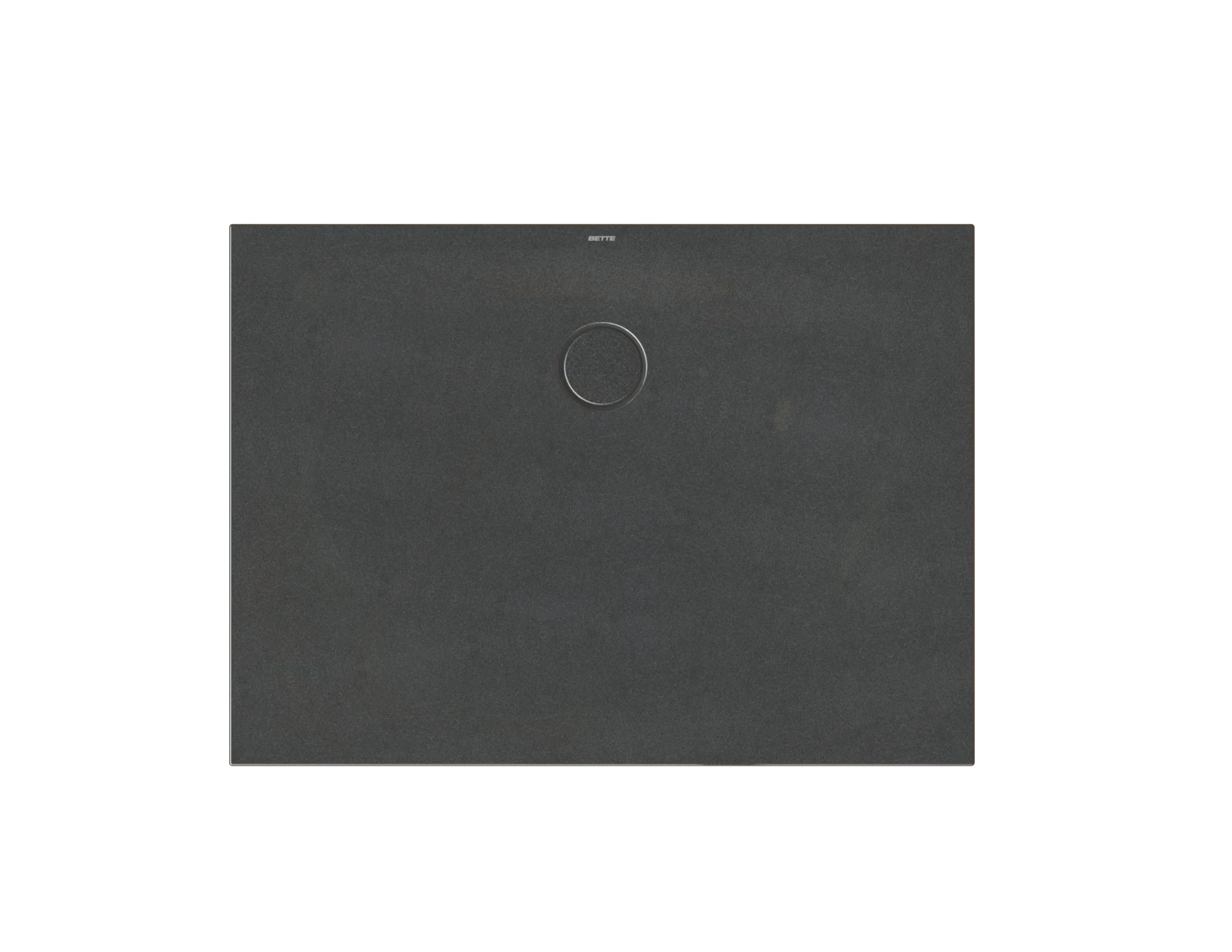 Bette rechteck Duschwanne „BetteFloor Side“ 1100 × 800 mm ohne Oberflächenbeschichtung, mit BetteGlasur Plus, ohne Wannenträger, in Midnight