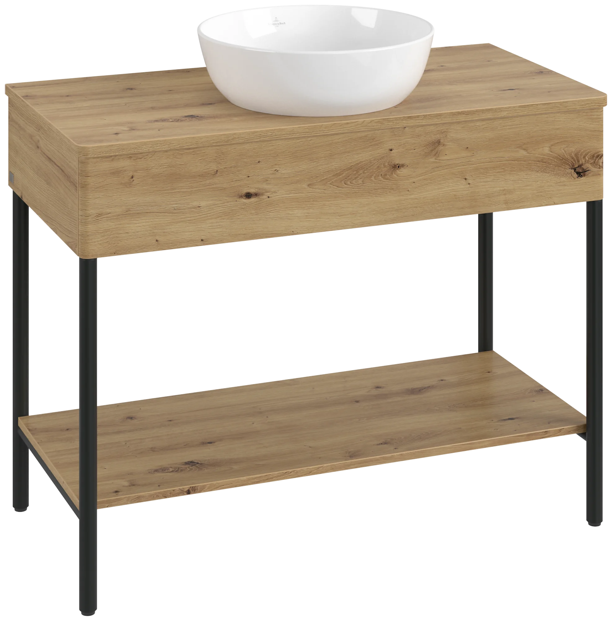 Villeroy & Boch Waschbeckenunterschrank Artis L64011, Eckig Oak Natural Touch, 1000x782x500mm, mit Beleuchtung und Push-to-open Funktion Villeroy & Boch Waschbeckenunterschrank Artis L64011, Eckig Oak Natural Touch, 1000x782x500mm, mit Beleuchtung und Push-to-open Funktion