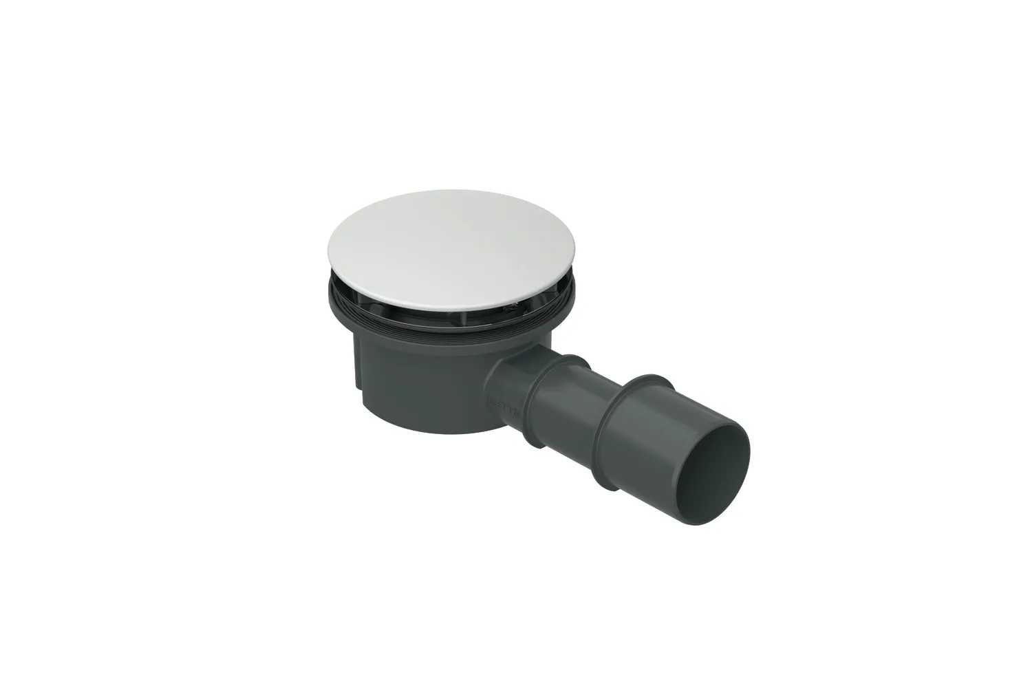 Compact+, seitlich - 0,5 l/s, Ab- und Überlauf, Duschwanne, Duschfläche, 225x115x85 mm, Weiß, Kunststoff