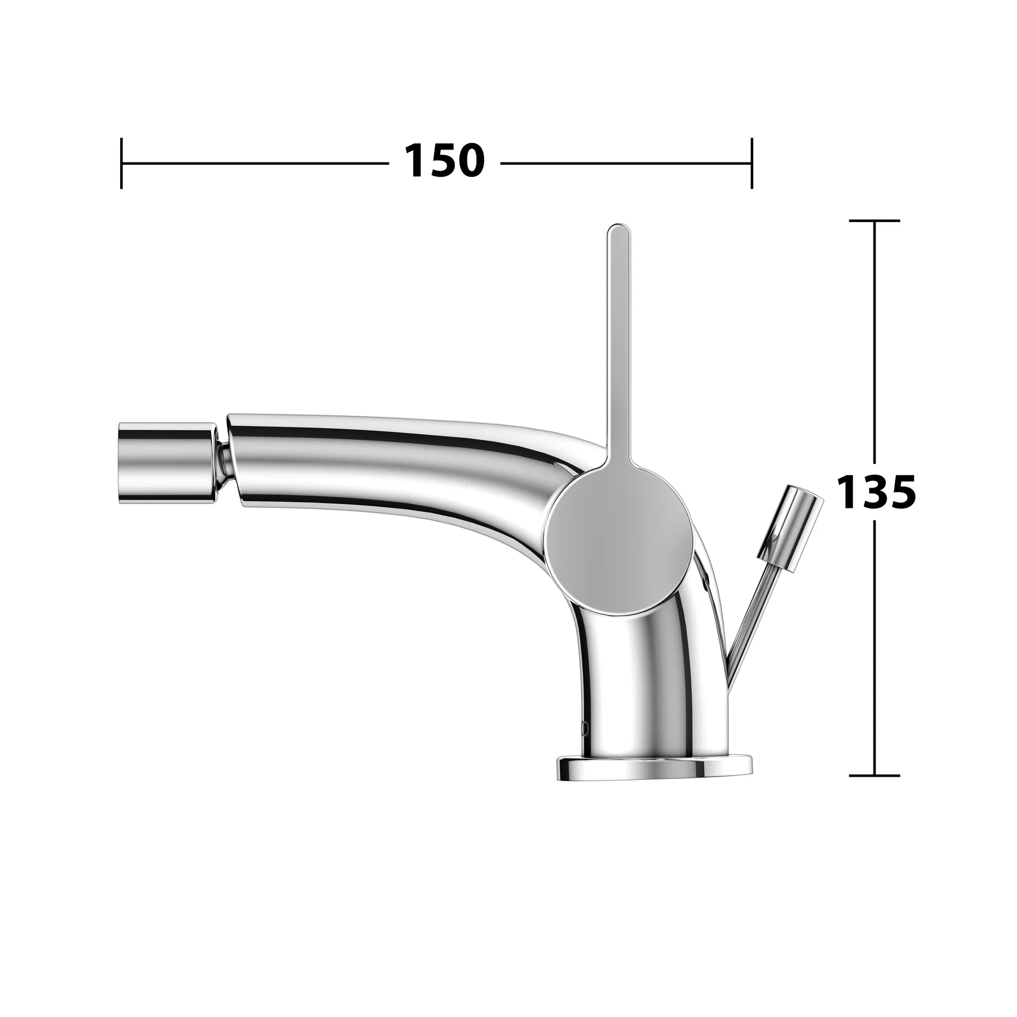 Edition 400 51509010000 Einhebel-Bidetmischer mit Zugstangen-Ablaufgarnitur verchromt Edition 400 51509010000 Einhebel-Bidetmischer mit Zugstangen-Ablaufgarnitur verchromt