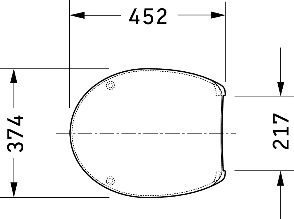 Duravit WC-Sitz „DuraPlus“ mit Absenkautomatik 37,4 × 45,3 × 4,6 cm