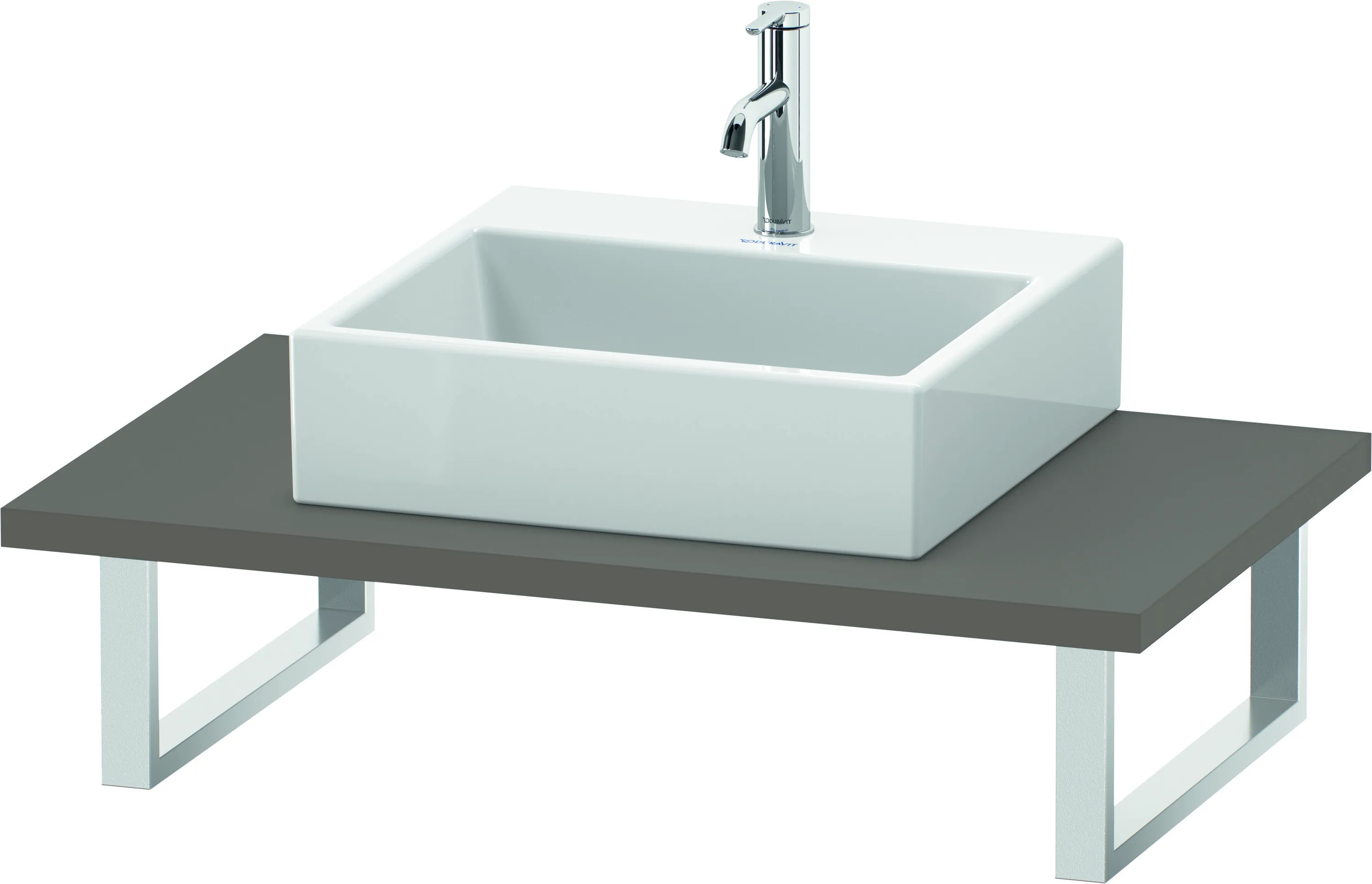 Duravit Konsole „DuraStyle“, mittig in Basalt Matt Duravit Konsole „DuraStyle“, mittig in Basalt Matt