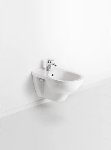 Villeroy & Boch O.novo Bidet Wandhängend 360x560mm Oval Weiß Alpin CeramicPlus Villeroy & Boch O.novo Bidet Wandhängend 360x560mm Oval Weiß Alpin CeramicPlus