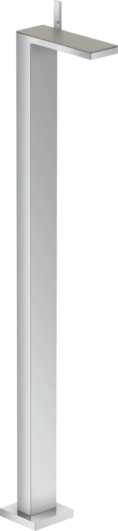AXOR MyEdition Einhebel-Waschtischmischer bodenstehend mit Push-Open Ablaufgarnitur ohne Platte Chrom