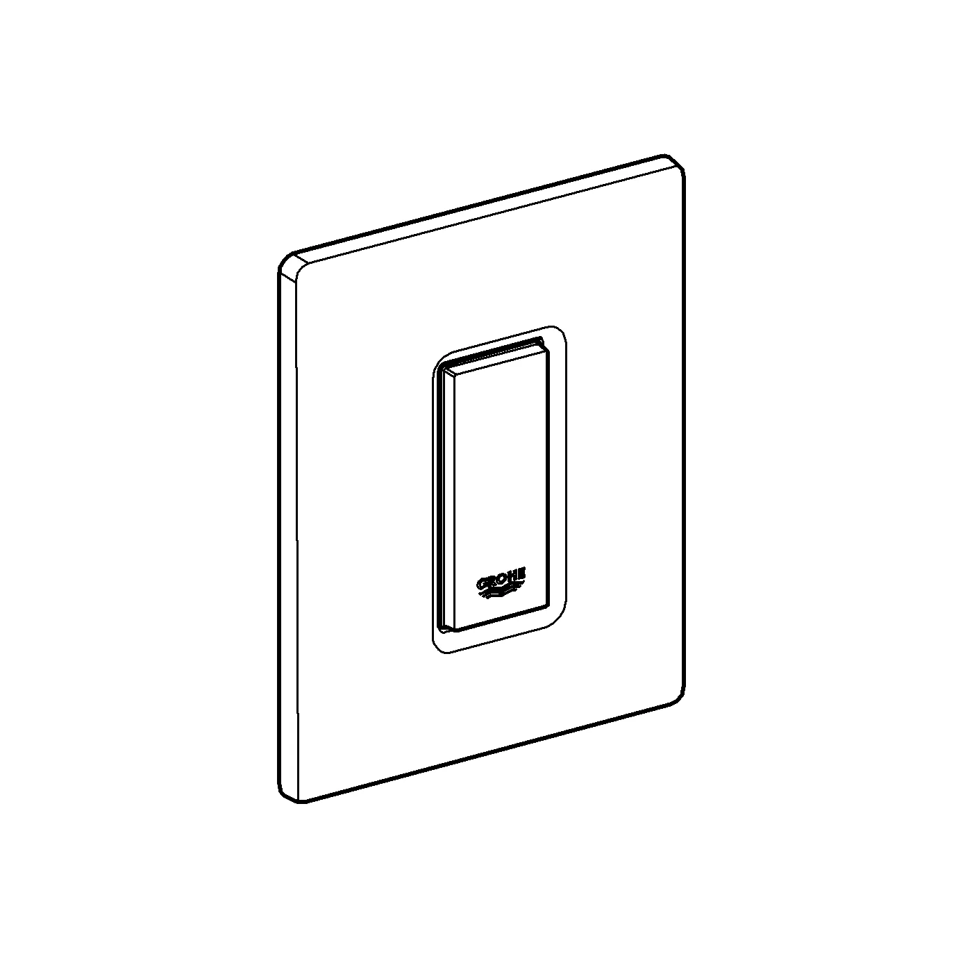 Urinal-Betätigung Skate Cosmopolitan 38846, 116 x 144 mm, Fertigmontageset für Rapido U oder Rapido UMB, mit Glasoberfläche aus Sicherheitsglas, velvet black Urinal-Betätigung Skate Cosmopolitan 38846, 116 x 144 mm, Fertigmontageset für Rapido U oder Rapido UMB, mit Glasoberfläche aus Sicherheitsglas, velvet black