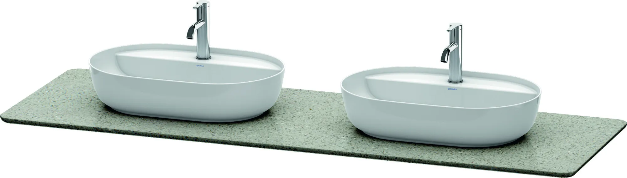 Duravit Konsole „Luv“ in Grau Struktur