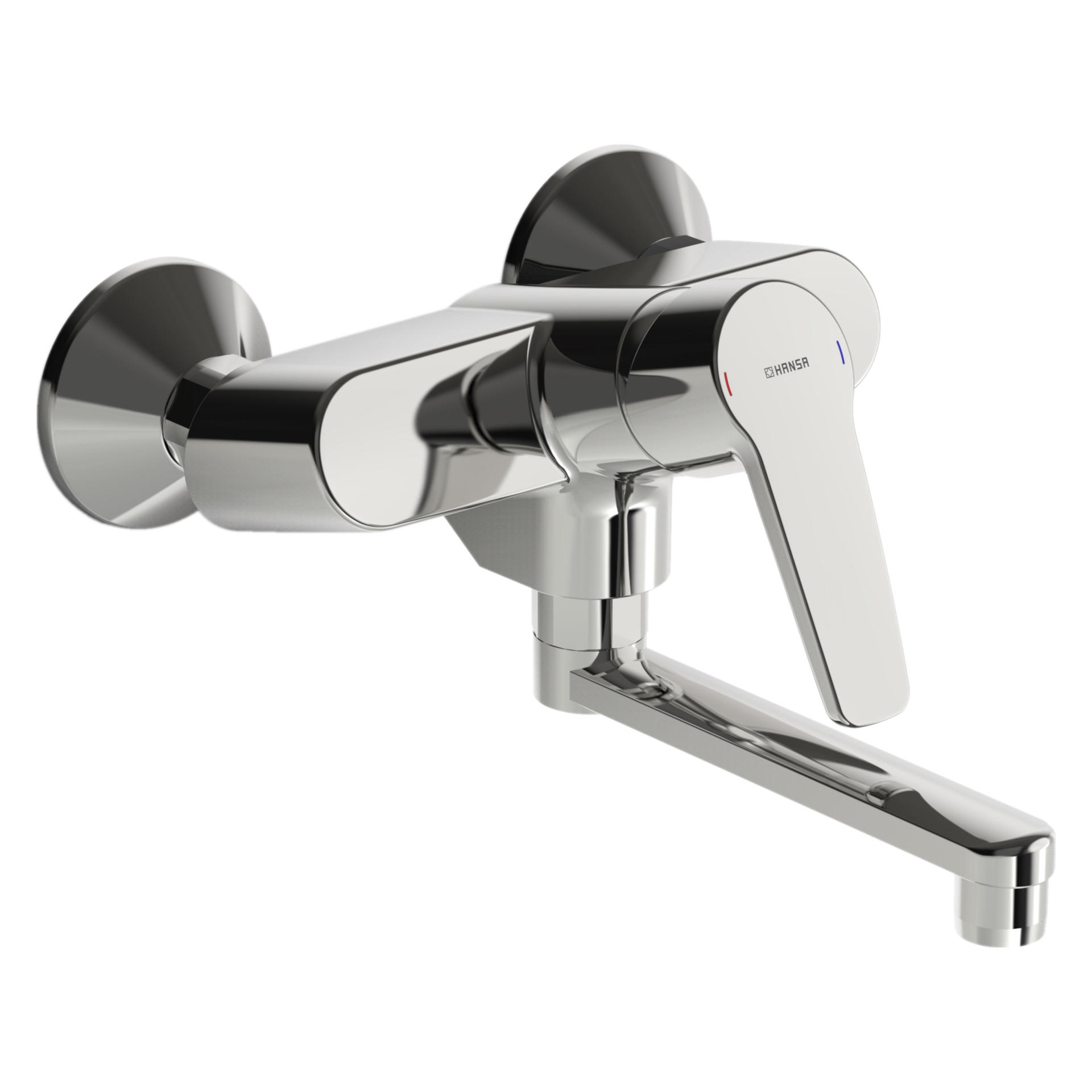 HansaPOLO Einhebelmischer Waschtisch- und Küchenarmatur HansaPOLO 5161 Ausladung 234 mm DN15 Chrom HansaPOLO Einhebelmischer Waschtisch- und Küchenarmatur HansaPOLO 5161 Ausladung 234 mm DN15 Chrom