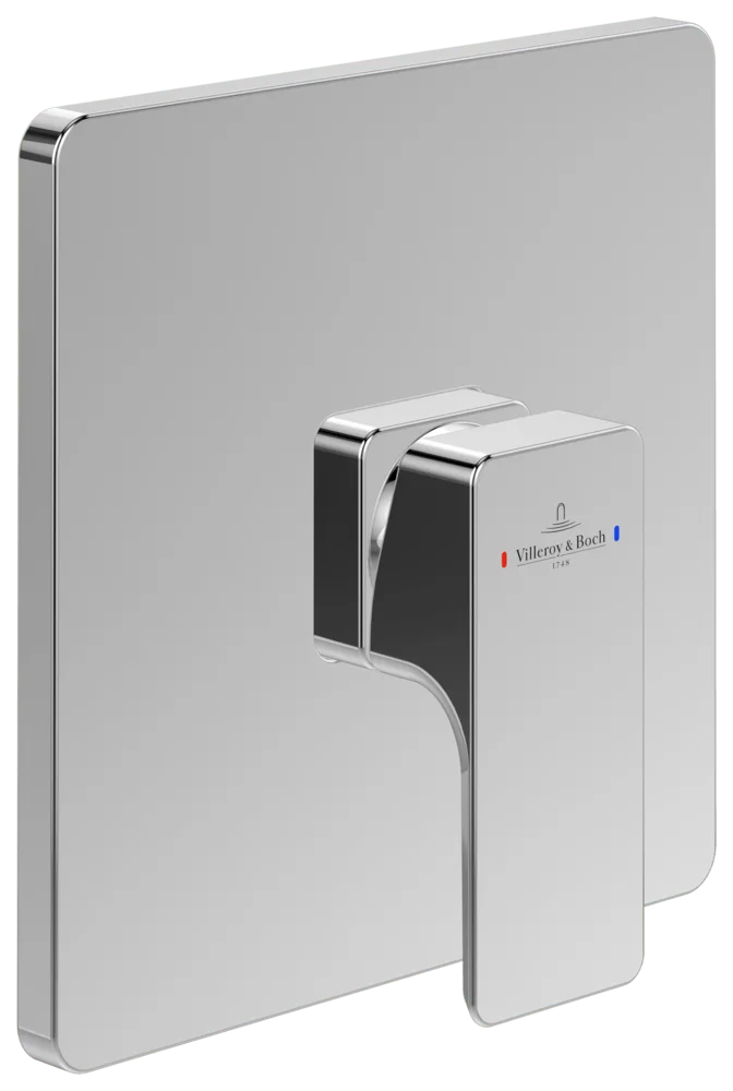 Villeroy & Boch Subway 3.0 Unterputz-Einhebel-Armatur TVS112002000, Chrom, 165x165x51mm