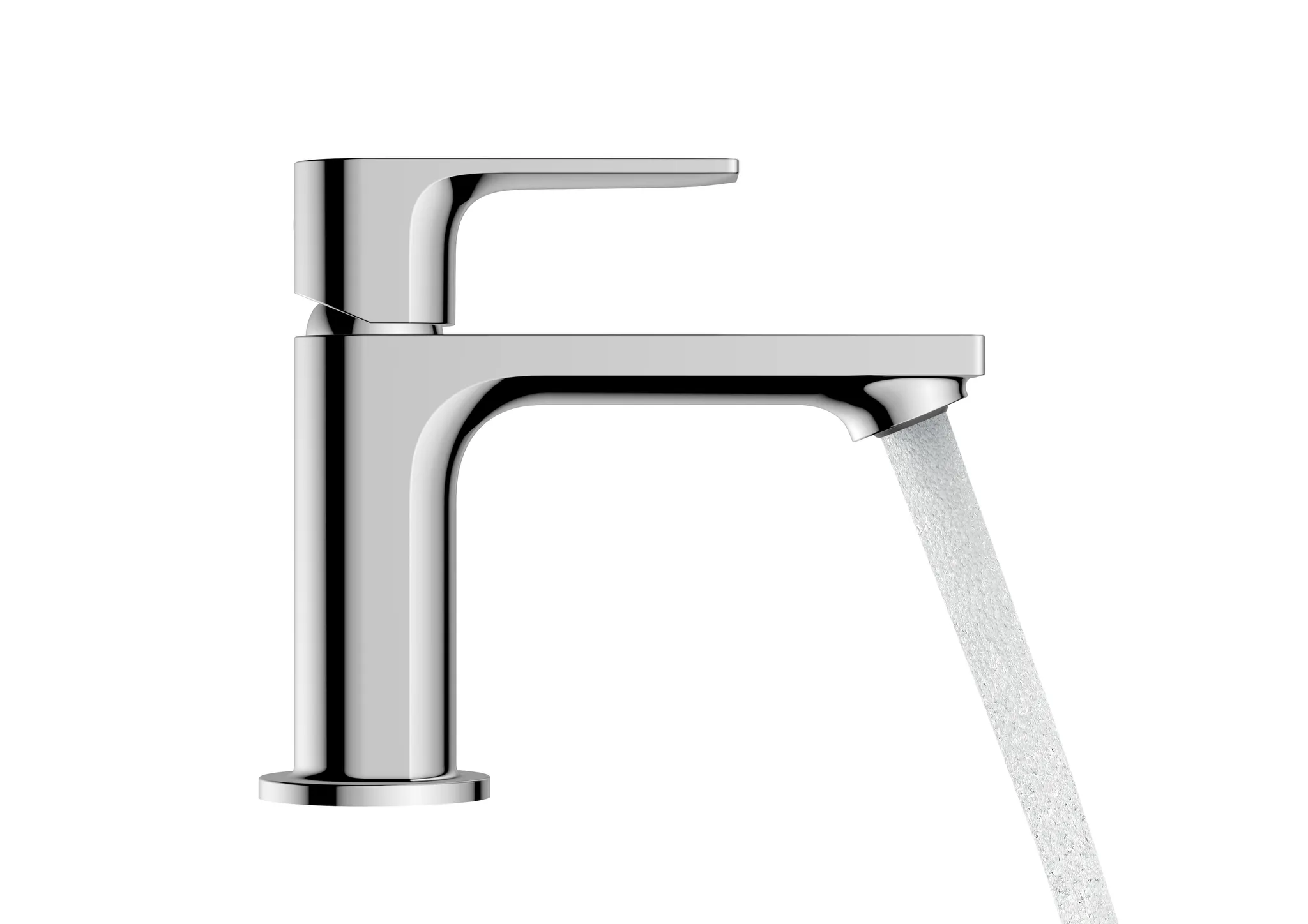 Einhebel-Waschtischmischer Rebris E 80 m.Zugstange chrom Einhebel-Waschtischmischer Rebris E 80 m.Zugstange chrom