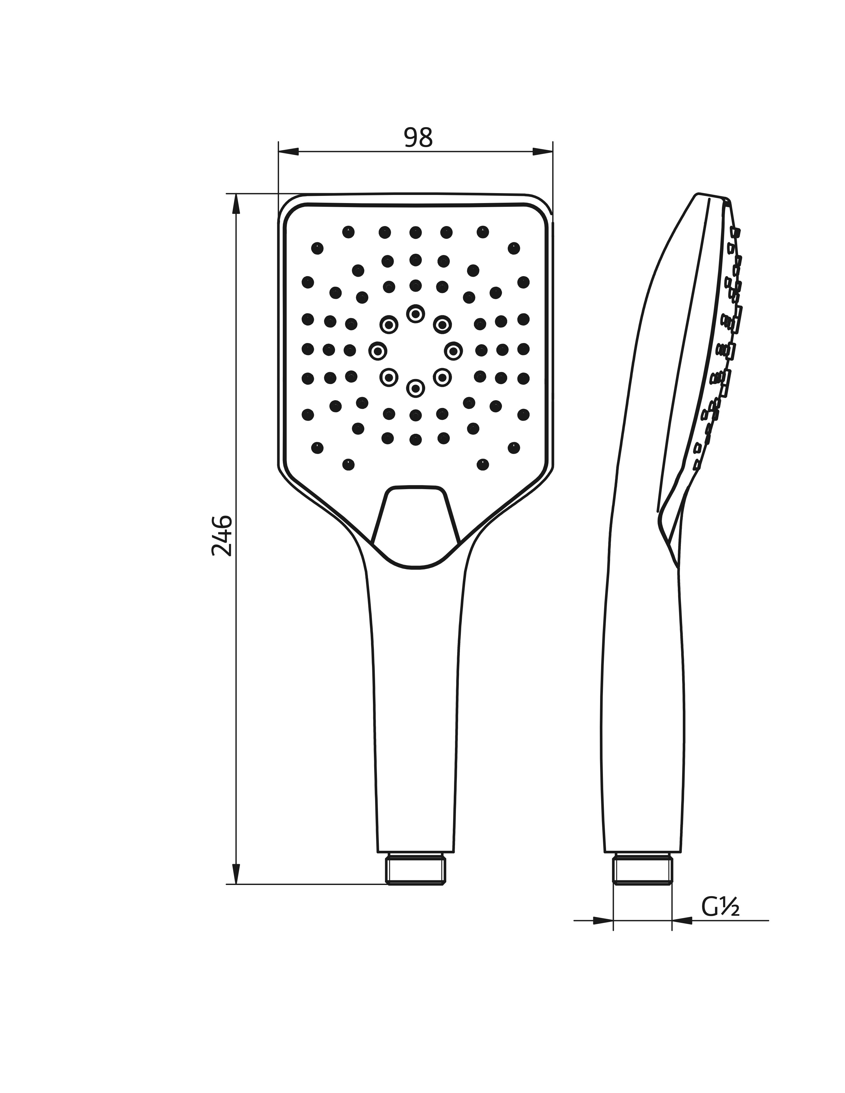Handbrause „AquaSwitch Softcube“ Handbrause „AquaSwitch Softcube“