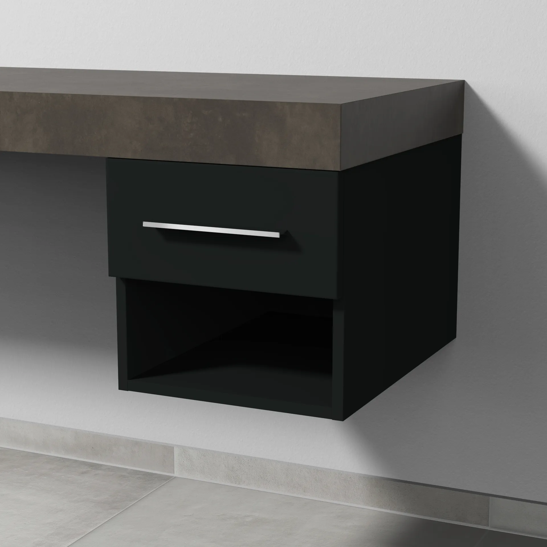 Sanipa Anbauschrank „2morrow“ 350 × 340 × 520 mm in Vulkan (matt)