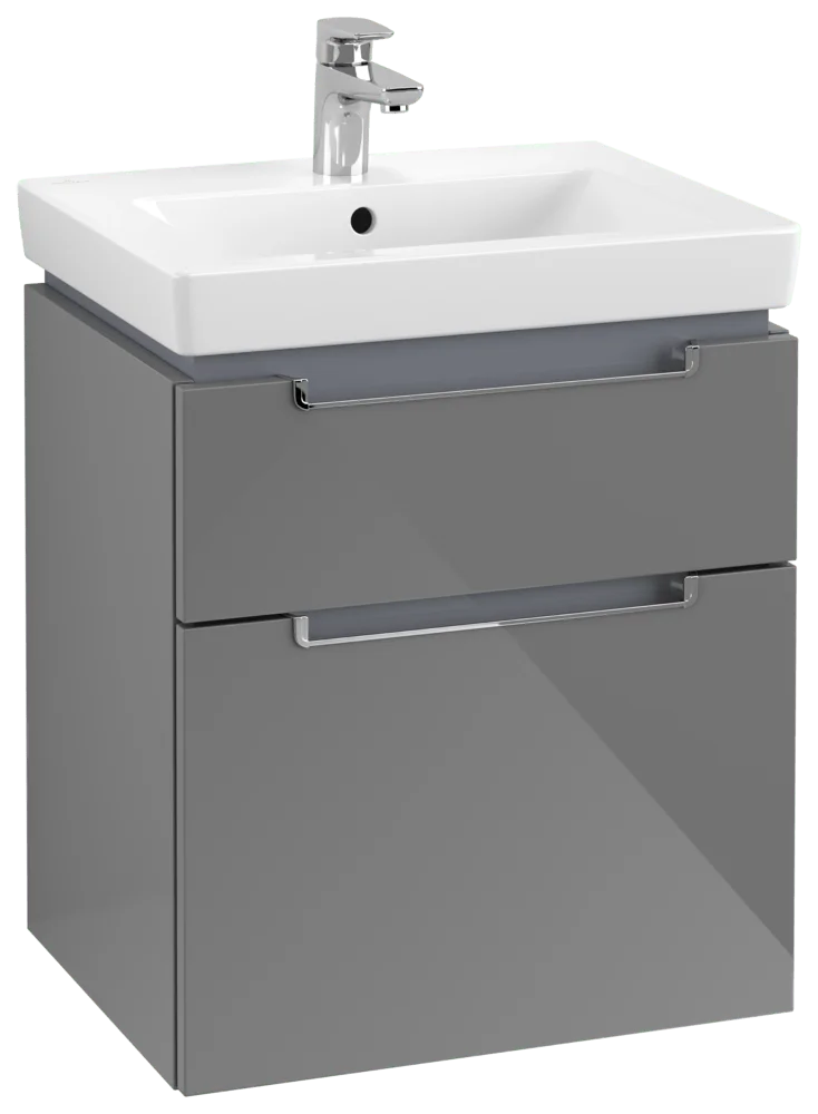 Villeroy & Boch Subway 2.0 Waschbeckenunterschrank A90810, Glossy Grey