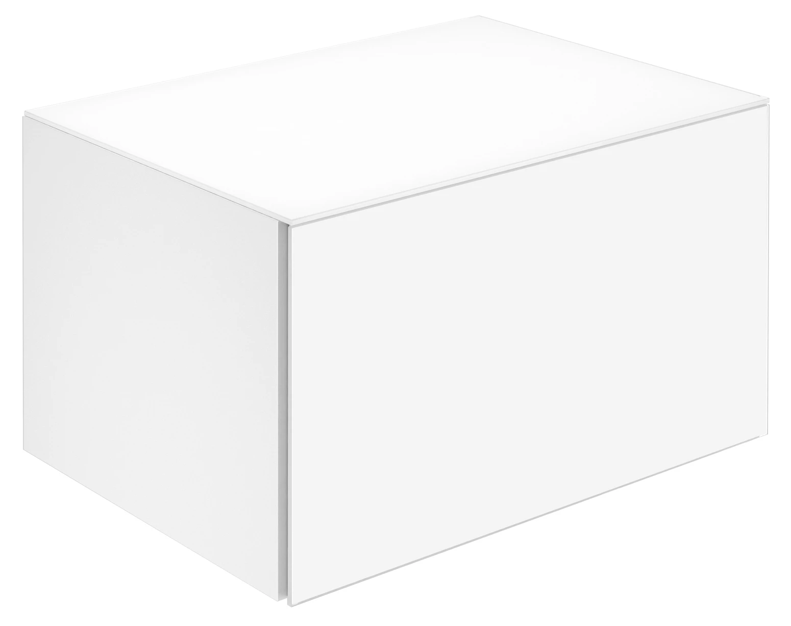 KEUCO Sideboard mit Auszug „X-Line“ Cashmere (Glas), Cashmere (Dekor, matt), ohne Beleuchtung 65 × 40 × 49 cm KEUCO Sideboard mit Auszug „X-Line“ Cashmere (Glas), Cashmere (Dekor, matt), ohne Beleuchtung 65 × 40 × 49 cm