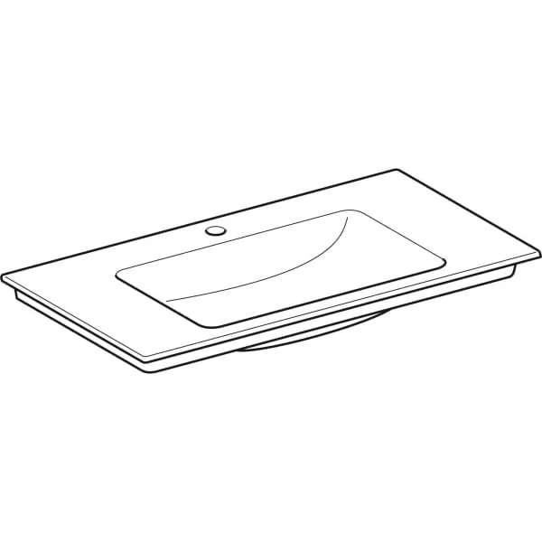 Schrankwaschtisch „One“ 90 × 48 cm mit KeraTect® Schrankwaschtisch „One“ 90 × 48 cm mit KeraTect®
