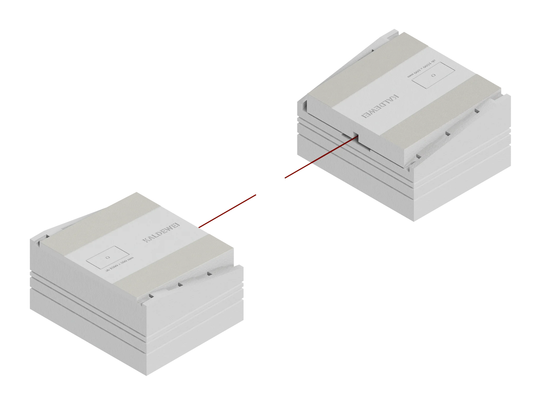Kaldewei Mitten-Abstütz-System MAS Conoflat 5315
