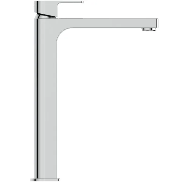 Waschtischarmatur Edge, Slim, mit verlängerter Sockel, ohne Ablaufgarnitur, 5l/min, BlueStart, Chrom Waschtischarmatur Edge, Slim, mit verlängerter Sockel, ohne Ablaufgarnitur, 5l/min, BlueStart, Chrom