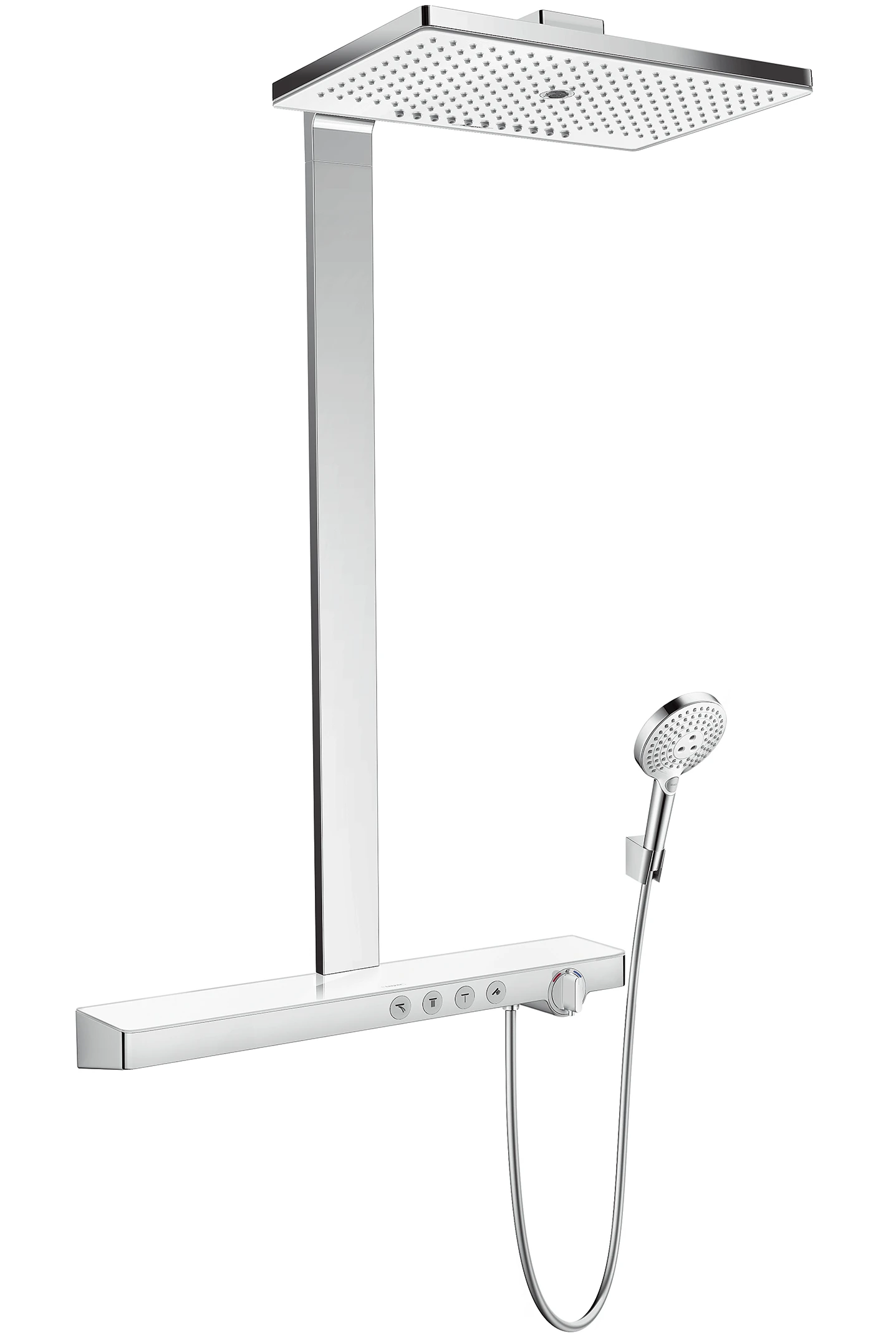 Showerpipe Rainmaker Select E 460 3jet EcoSmart weiss/chrom Showerpipe Rainmaker Select E 460 3jet EcoSmart weiss/chrom