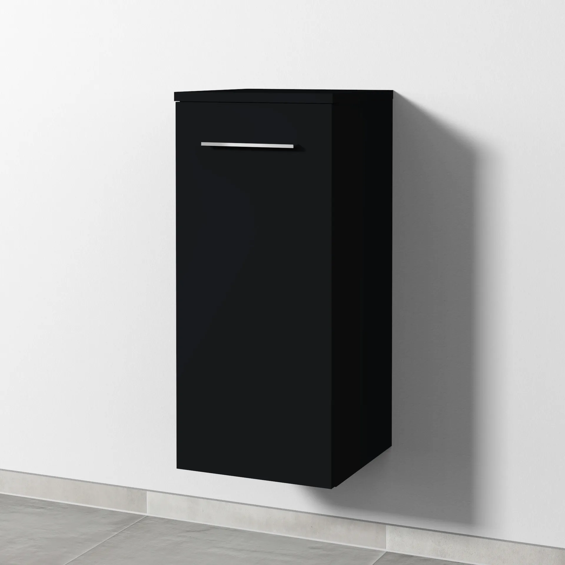 Sanipa Mittelschrank „2morrow“ 350 × 765 × 350 mm in Schwarz (matt)