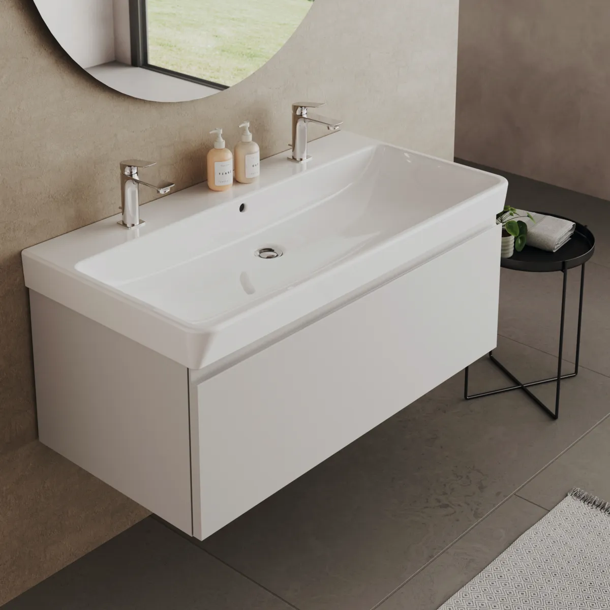 Ideal Standard Waschbecken „i.lifeB“, Hahnlochposition mittig in Weiß