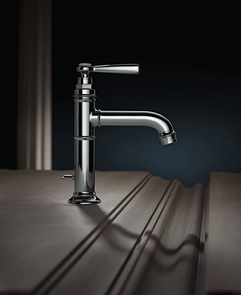 Hansgrohe AXOR Montreux Einhebel-Waschtischmischer 100, Chrom, Ausladung 142 mm, Auslaufhöhe 98 mm, Hebelgriff, Normalstrahl, max. Durchfluss 5 l/min