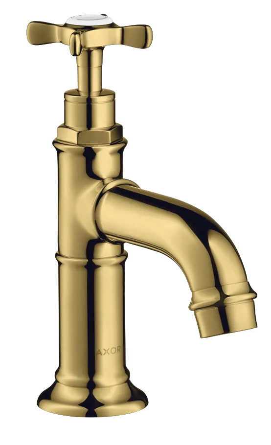 Hansgrohe AXOR Montreux Mischer, Standventil 50 mit Kreuzgriff, Polished Gold Optic Hansgrohe AXOR Montreux Mischer, Standventil 50 mit Kreuzgriff, Polished Gold Optic