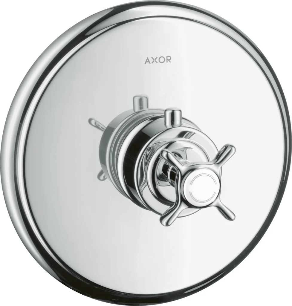 Hansgrohe AXOR Montreux Thermostat Unterputz, Chrom, 1 Verbraucher, max. Durchfluss 43 l/min bei 3 bar, einstellbare Temperaturbegrenzung, Rückflussverhinderer, Schalldämpfer Hansgrohe AXOR Montreux Thermostat Unterputz, Chrom, 1 Verbraucher, max. Durchfluss 43 l/min bei 3 bar, einstellbare Temperaturbegrenzung, Rückflussverhinderer, Schalldämpfer