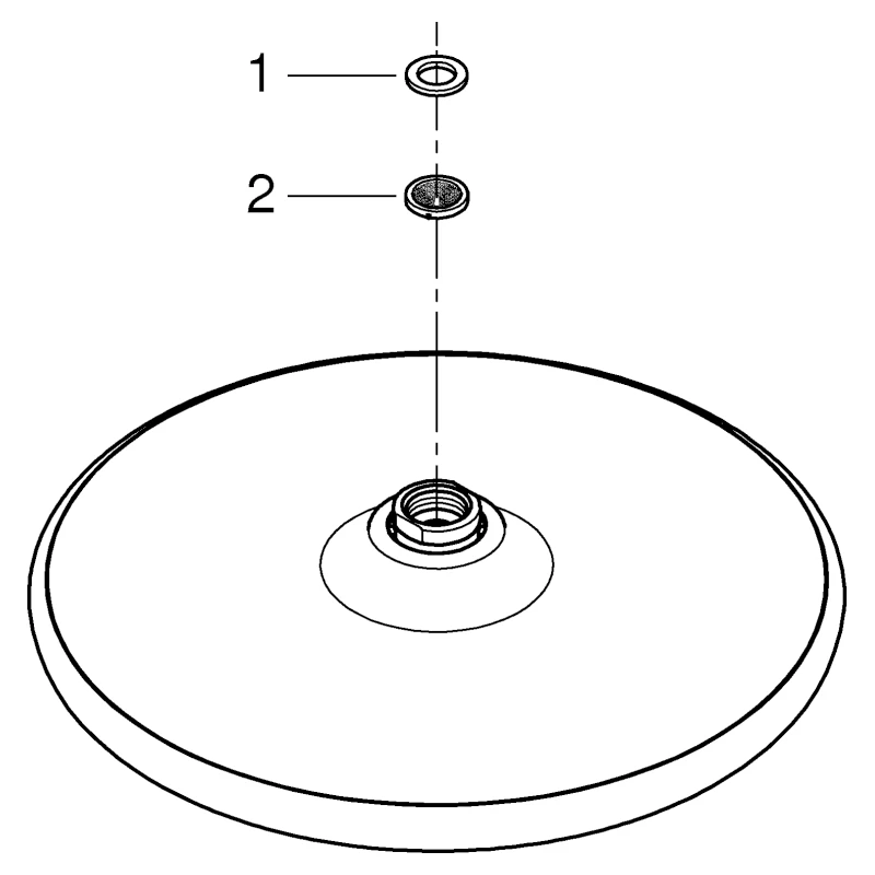 Grohe Tempesta 250 Kopfbrause 1 Strahlart Rain chrom Grohe Tempesta 250 Kopfbrause 1 Strahlart Rain chrom