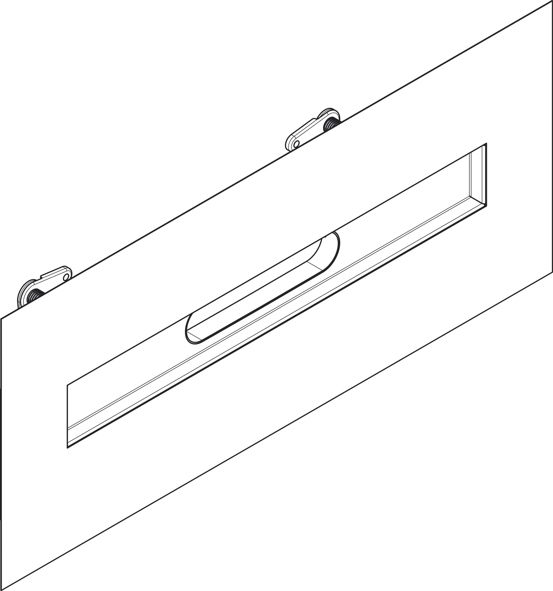 uBox universal Installationsset 600 mm für befliesbare Duschrinnen