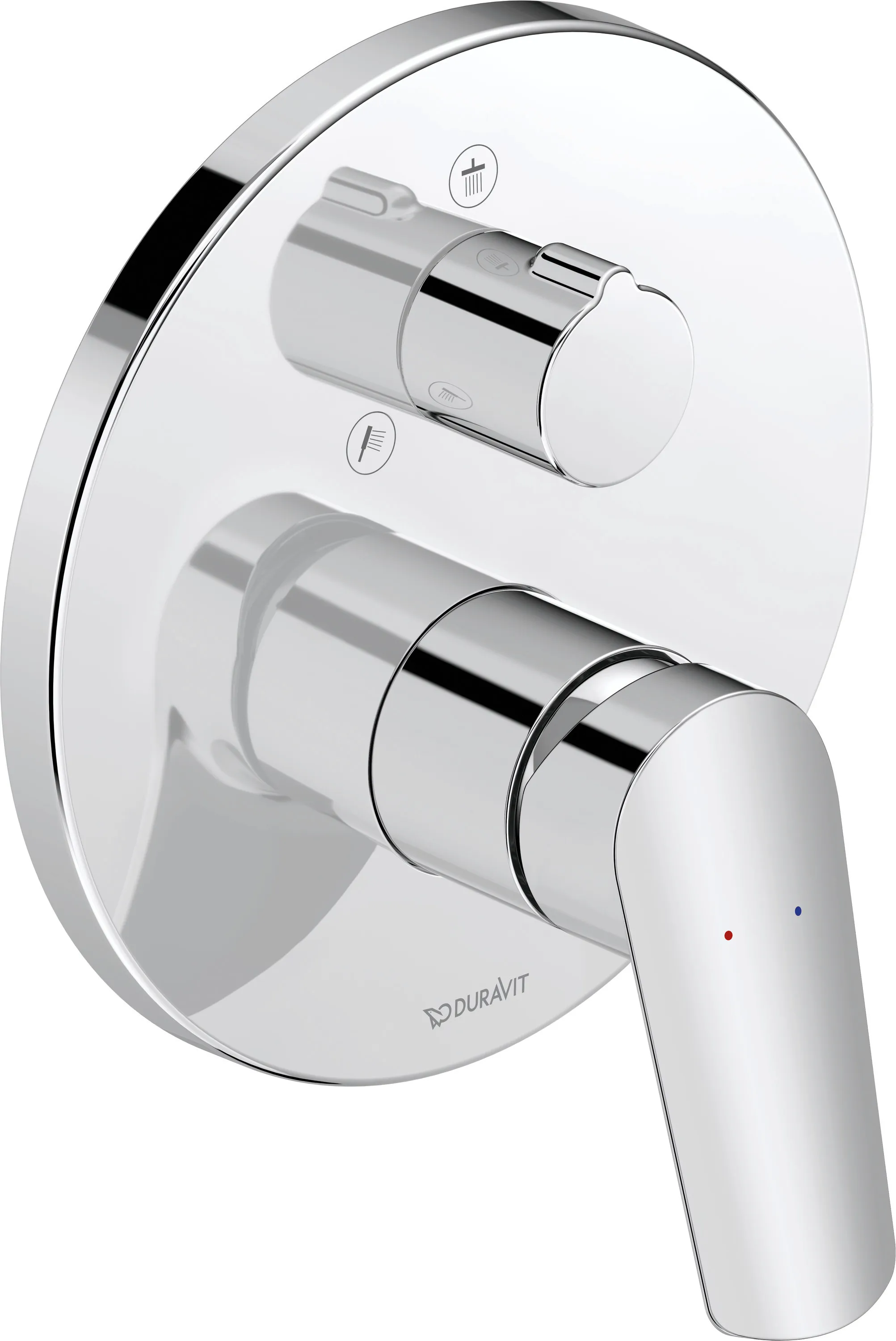 Duravit Einhand-Unterputz-Armatur „No.1“ in Chrom Duravit Einhand-Unterputz-Armatur „No.1“ in Chrom